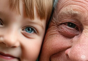 Aging a face